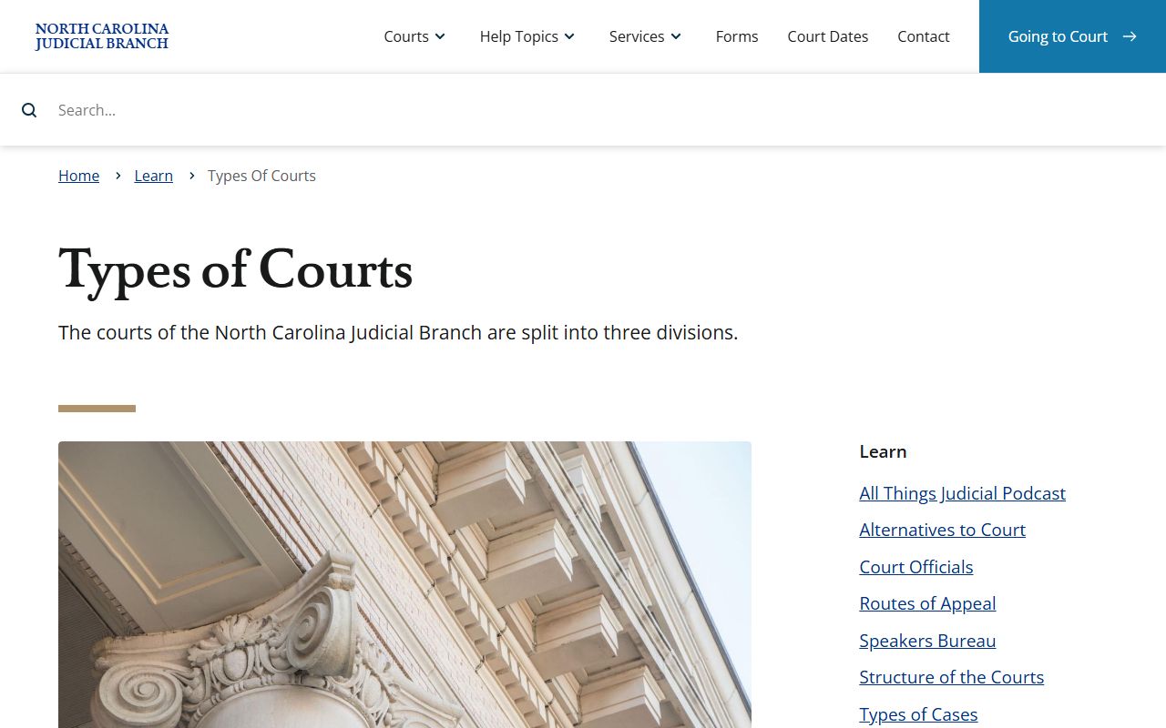 Catawba County court records North Carolina court types