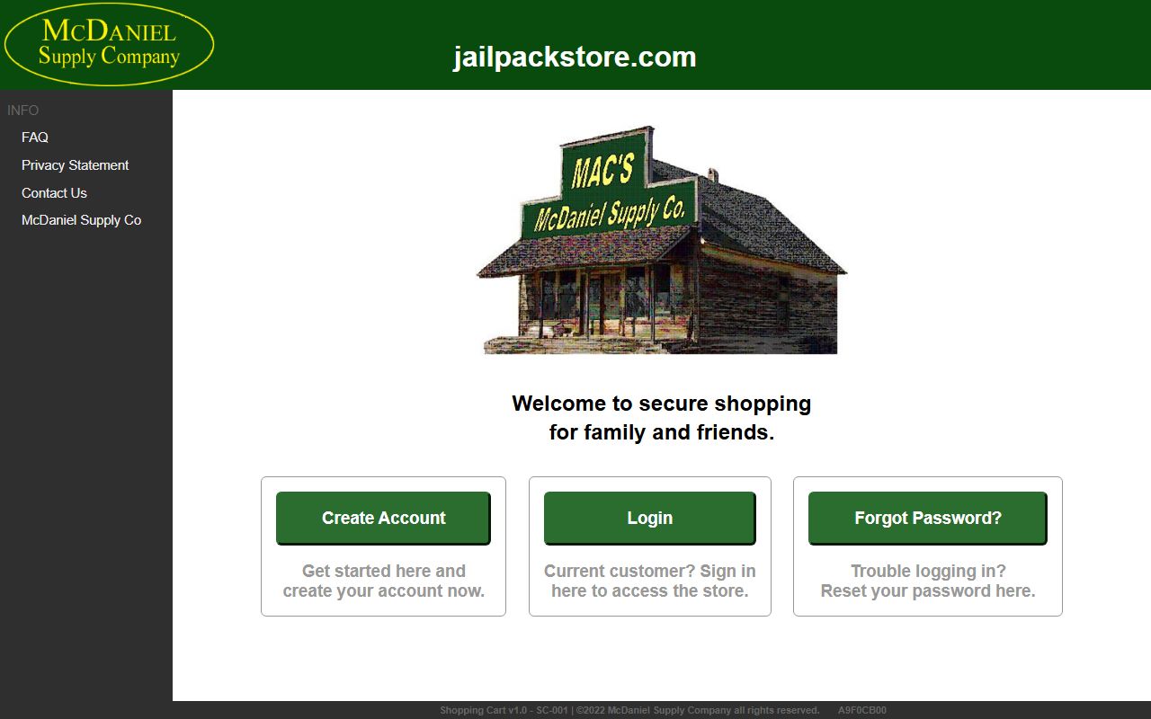 Catawba County inmate records JailPackStore deposit and package vendor